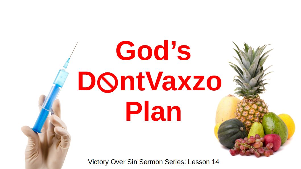 Lesson 14 Gods DontVaxzo plan